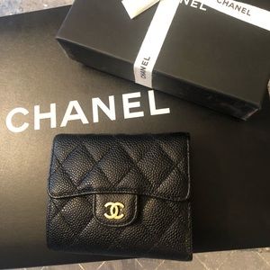 Chanel Square trifold wallet